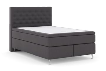 Select No 5 Kontinentalsäng 140x200 Fast/Medium Latex - Mörkgrå/Silver - Möbler - Sovrum - Sängar - Kontinentalsängar