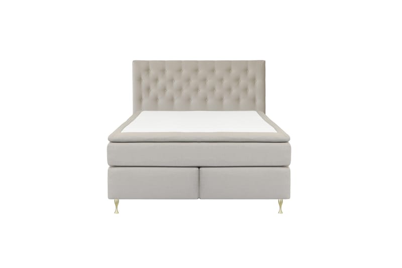 Select No 5 Kontinentalsäng 180x200 Fast Latex, Beige/Guld