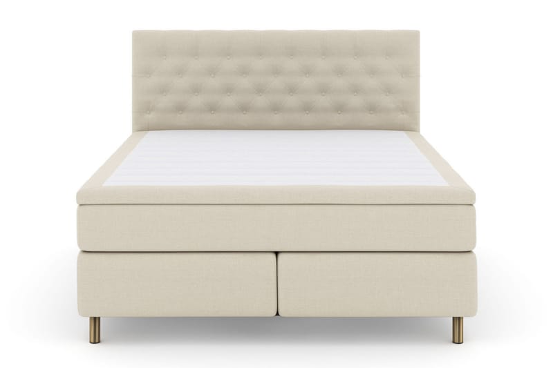 Select No 5 Kontinentalsäng 180x200 Medium Watergel, Beige/Koppar