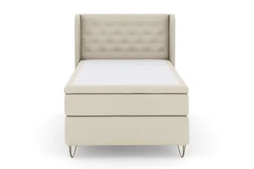 Select No 6 Komplett Sängpaket 120x200 Fast Latex/Memory - Beige/Metall V-form - Möbler - Sovrum - Sängar - Komplett Sängpaket