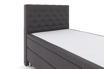 Select No 6 Komplett Sängpaket 120x200 Fast Latex/Memory - Mörkgrå/Metall - Möbler - Sovrum - Sängar - Komplett Sängpaket
