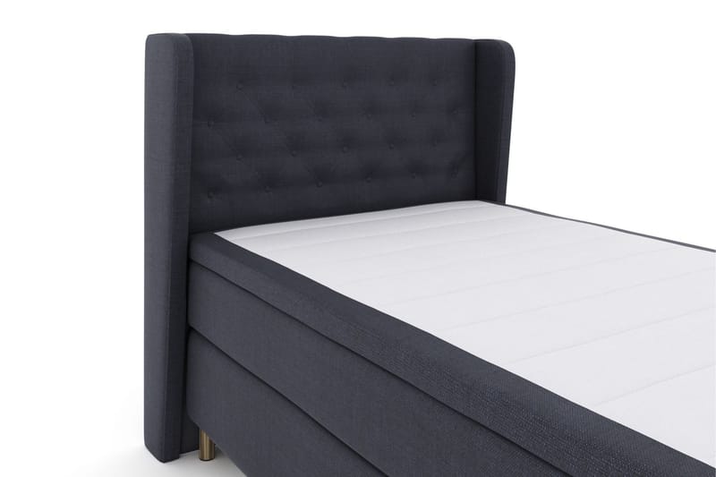 Select No 6 Komplett Sängpaket 120x200 Fast Memory/Pocket - Blå/Metall - Möbler - Sovrum - Sängar - Komplett Sängpaket