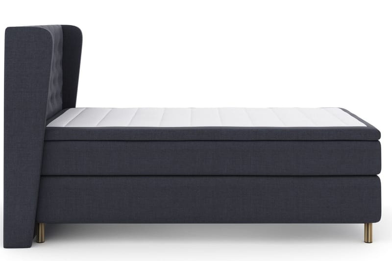 Select No 6 Komplett Sängpaket 120x200 Fast Memory/Pocket - Blå/Metall - Möbler - Sovrum - Sängar - Komplett Sängpaket