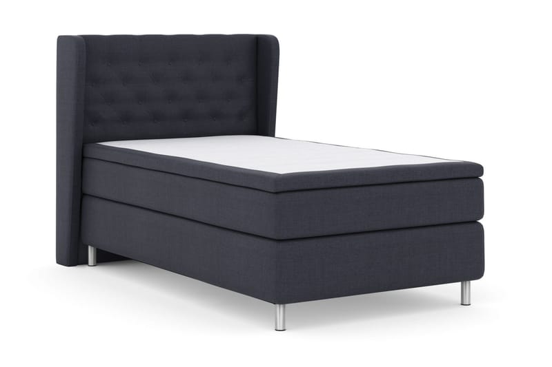 Select No 6 Komplett Sängpaket 120x200 Fast Memory/Pocket - Blå/Metall - Möbler - Sovrum - Sängar - Komplett Sängpaket