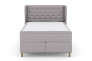 Select No 6 Komplett Sängpaket 140x200 Fast Latex/Memory - Ljusgrå/Koppar - Möbler - Sovrum - Sängar - Komplett Sängpaket