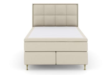 Select No 6 Komplett Sängpaket 140x200 Fast/Medium Watergel - Beige/Guld - Möbler - Sovrum - Sängar - Komplett Sängpaket