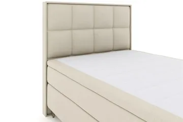 Select No 6 Komplett Sängpaket 140x200 Fast/Medium Watergel - Beige/Metall V-form - Möbler - Sovrum - Sängar - Komplett Sängpaket