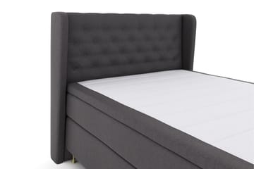 Select No 6 Komplett Sängpaket 140x200 Fast/Medium Watergel - Mörkgrå/Guld - Möbler - Sovrum - Sängar - Komplett Sängpaket