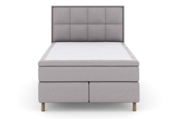 Select No 6 Komplett Sängpaket 140x200 F/M Latex/Memory - Ljusgrå/Koppar - Möbler - Sovrum - Sängar - Komplett Sängpaket