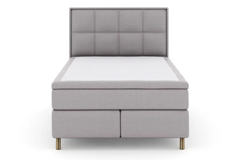 Select No 6 Komplett Sängpaket 140x200 F/M Latex/Memory - Ljusgrå/Koppar - Möbler - Sovrum - Sängar - Komplett Sängpaket