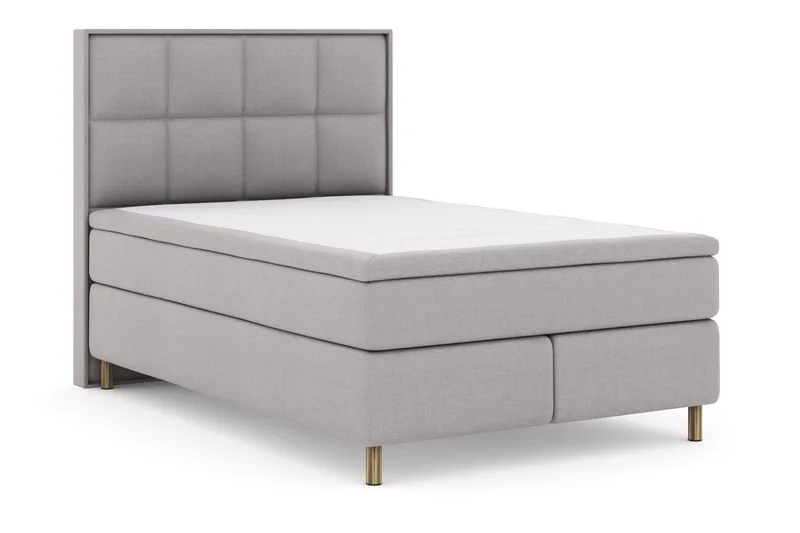 Select No 6 Komplett Sängpaket 140x200 F/M Latex/Memory - Ljusgrå/Koppar - Möbler - Sovrum - Sängar - Komplett Sängpaket