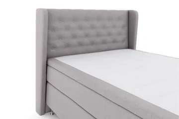 Select No 6 Komplett Sängpaket 140x200 F/M Latex/Memory - Ljusgrå/Silver - Möbler - Sovrum - Sängar - Komplett Sängpaket