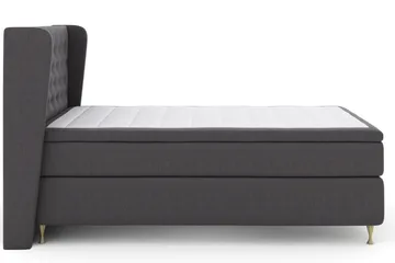 Select No 6 Komplett Sängpaket 140x200 F/M Latex/Memory - Mörkgrå/Guld - Möbler - Sovrum - Sängar - Komplett Sängpaket
