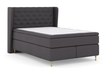 Select No 6 Komplett Sängpaket 140x200 F/M Latex/Memory - Mörkgrå/Guld - Möbler - Sovrum - Sängar - Komplett Sängpaket