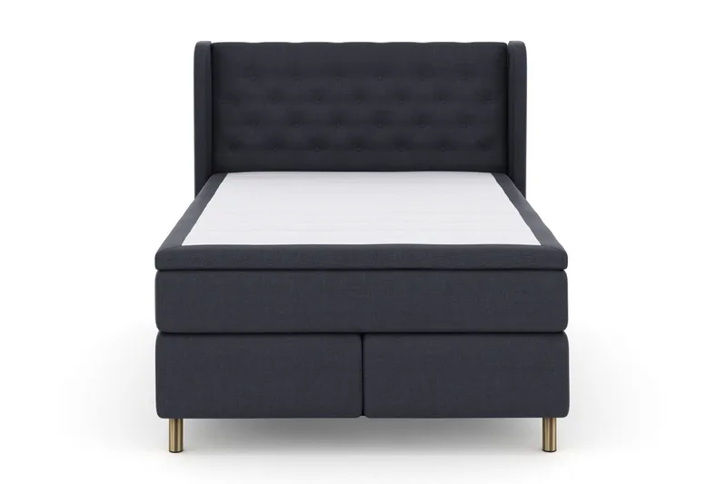 Select No 6 Komplett Sängpaket 140x200 F/M Memory/Pocket, Blå/Koppar