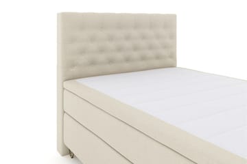 Select No 6 Komplett Sängpaket 140x200 Medium Memory/Pocket - Beige/Metall V-form - Möbler - Sovrum - Sängar - Komplett Sängpaket