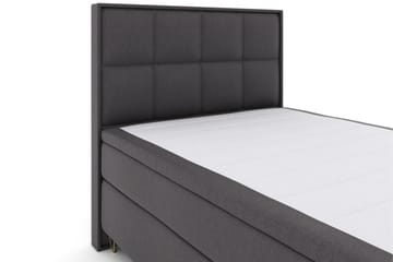 Select No 6 Komplett Sängpaket 140x200 Medium Memory/Pocket - Mörkgrå/Metall V-form - Möbler - Sovrum - Sängar - Komplett Sängpaket