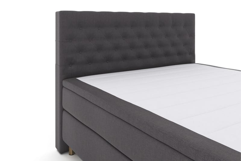 Select No 6 Komplett Sängpaket 160x200 Fast Latex/Memory - Mörkgrå/Koppar - Möbler - Sovrum - Sängar - Komplett Sängpaket