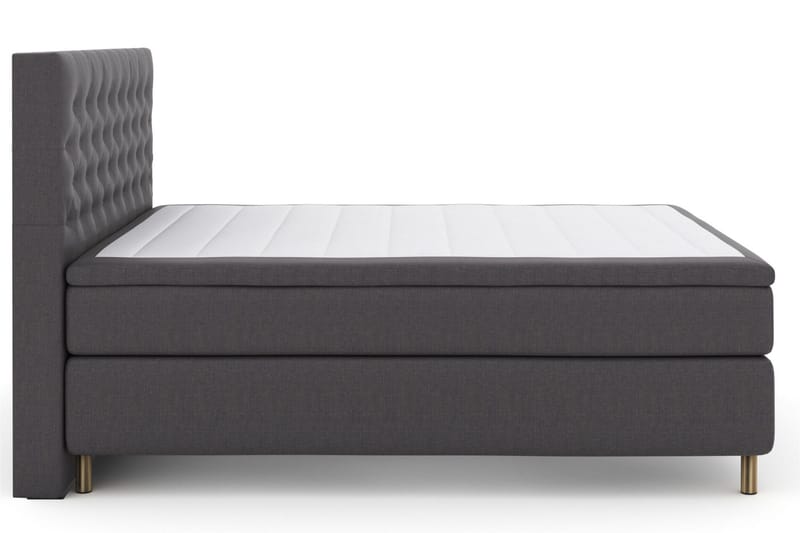 Select No 6 Komplett Sängpaket 160x200 Fast Latex/Memory - Mörkgrå/Koppar - Möbler - Sovrum - Sängar - Komplett Sängpaket