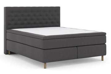 Select No 6 Komplett Sängpaket 160x200 Fast Latex/Memory - Mörkgrå/Koppar - Möbler - Sovrum - Sängar - Komplett Sängpaket
