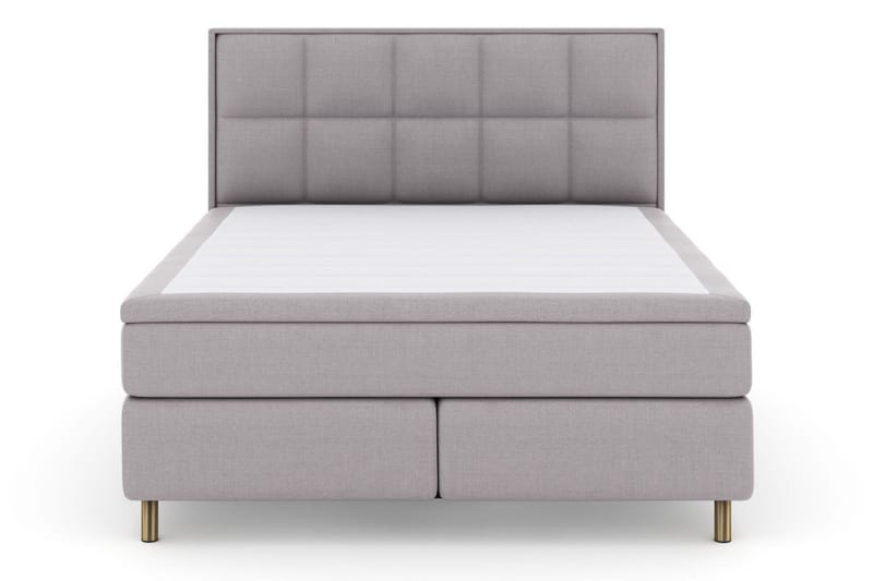 Select No 6 Komplett Sängpaket 160x200 F/M Memory/Pocket - Ljusgrå/Koppar - Möbler - Sovrum - Sängar - Komplett Sängpaket