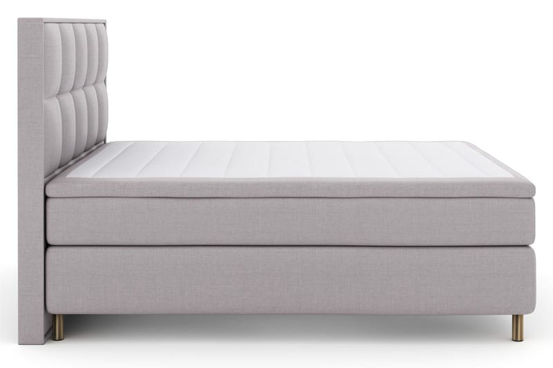 Select No 6 Komplett Sängpaket 160x200 F/M Memory/Pocket - Ljusgrå/Koppar - Möbler - Sovrum - Sängar - Komplett Sängpaket