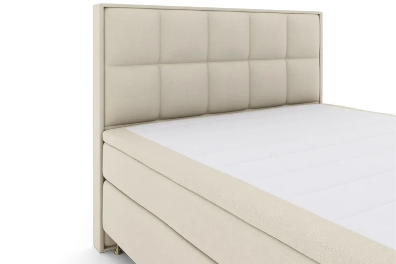 Select No 6 Komplett Sängpaket 180x200 Fast Memory/Pocket - Beige/Guld - Möbler - Sovrum - Sängar - Komplett Sängpaket