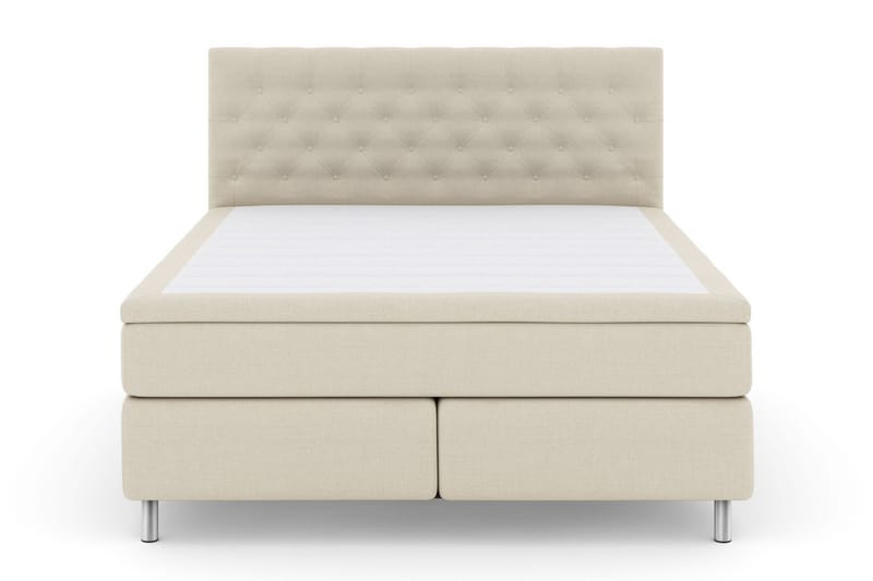 Select No 6 Komplett Sängpaket 180x200 Fast Memory/Pocket - Beige/Metall - Möbler - Sovrum - Sängar - Komplett Sängpaket