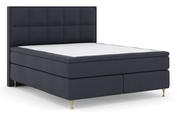 Select No 6 Komplett Sängpaket 180x200 Fast Memory/Pocket - Blå/Guld - Möbler - Sovrum - Sängar - Komplett Sängpaket