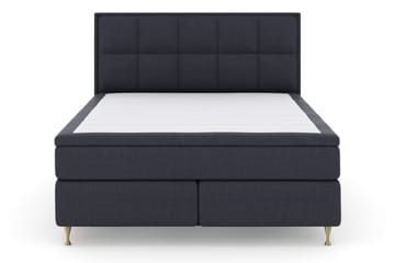 Select No 6 Komplett Sängpaket 180x200 Fast Memory/Pocket - Blå/Guld - Möbler - Sovrum - Sängar - Komplett Sängpaket