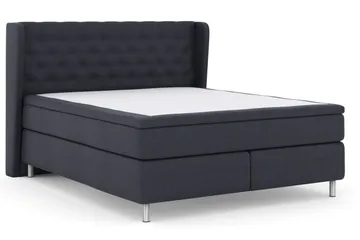 Select No 6 Komplett Sängpaket 180x200 Fast Memory/Pocket - Blå/Metall - Möbler - Sovrum - Sängar - Komplett Sängpaket