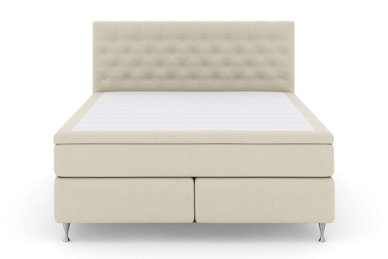 Select No 6 Komplett Sängpaket 180x200 Fast/Medium Watergel, Beige/Silver