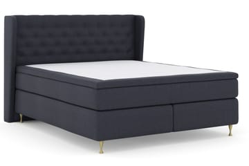 Select No 6 Komplett Sängpaket 180x200 F/M Memory/Pocket - Blå/Guld - Möbler - Sovrum - Sängar - Komplett Sängpaket