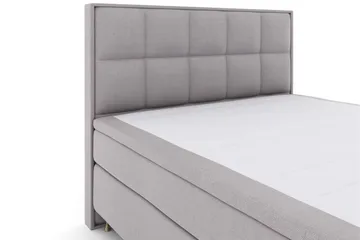 Select No 6 Komplett Sängpaket 210x210 Fast Latex/Memory - Ljusgrå/Guld - Möbler - Sovrum - Sängar - Komplett Sängpaket