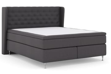 Select No 6 Komplett Sängpaket 210x210 Fast Latex/Memory - Mörkgrå/Silver - Möbler - Sovrum - Sängar - Komplett Sängpaket