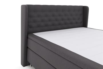Select No 6 Komplett Sängpaket 210x210 Fast Latex/Memory - Mörkgrå/Silver - Möbler - Sovrum - Sängar - Komplett Sängpaket