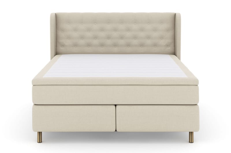 Select No 6 Komplett Sängpaket 210x210 Medium Memory/Pocket - Beige/Koppar - Möbler - Sovrum - Sängar - Komplett Sängpaket
