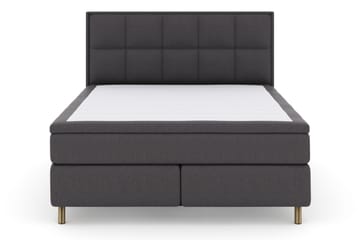 Select No 6 Komplett Sängpaket 210x210 Medium Watergel - Mörkgrå/Koppar - Möbler - Sovrum - Sängar - Komplett Sängpaket