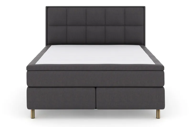 Select No 6 Komplett Sängpaket 210x210 Medium Watergel - Mörkgrå/Koppar - Möbler - Sovrum - Sängar - Komplett Sängpaket
