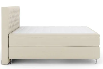 Select No 6 Kontinentalsäng 180x200 Fast Memory/Pocket - Beige/Silver - Möbler - Sovrum - Sängar - Kontinentalsängar