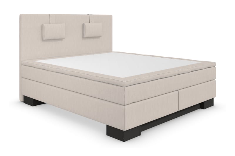 SINNEBO Kontinentalsäng - Sängpaket 160 Beige - Komplett Sängpaket - Kontinentalsängar