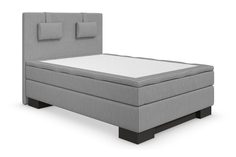SINNEBO Sängpaket 120x210 Ljusgrå - Komplett Sängpaket - Kontinentalsängar
