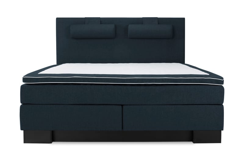 SINNEBO Sängpaket 210x210 Mörkblå - Kontinentalsängar - Komplett Sängpaket
