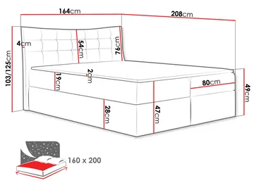 Sirel Sängpaket Kontinentalsäng 160x200 cm - beige - Möbler - Sovrum - Sängar - Komplett Sängpaket