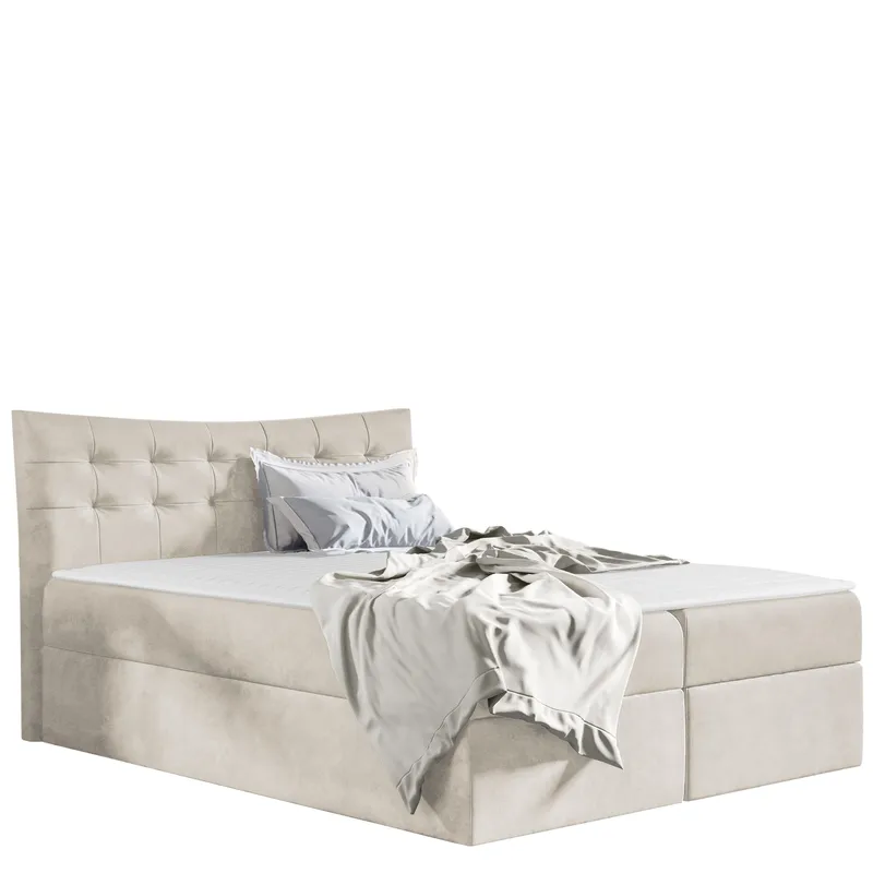 Sirel Sängpaket Kontinentalsäng 160x200 cm, beige