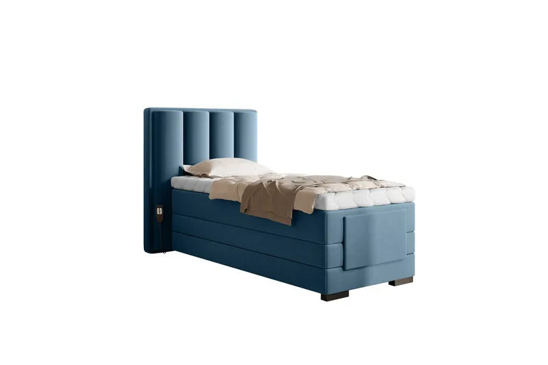 Banti Ställbar Kontinentalsäng 90x200 cm - Blå - Möbler - Sovrum - Sängar - Ställbara sängar
