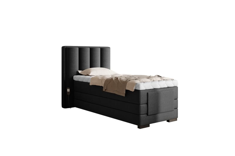 Banti Ställbar Kontinentalsäng 90x200 cm - Grå - Möbler - Sovrum - Sängar - Ställbara sängar