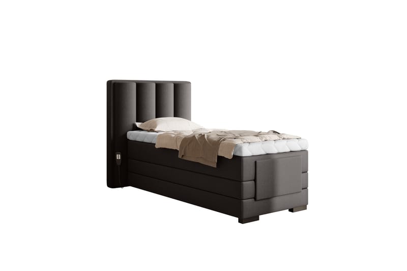 Banti Ställbar Kontinentalsäng 90x200 cm - Grå - Möbler - Sovrum - Sängar - Ställbara sängar