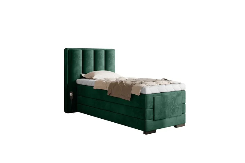 Banti Ställbar Kontinentalsäng 90x200 cm - Grön - Möbler - Sovrum - Sängar - Ställbara sängar