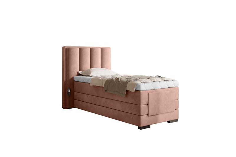 Banti Ställbar Kontinentalsäng 90x200 cm - Rosa - Möbler - Sovrum - Sängar - Ställbara sängar